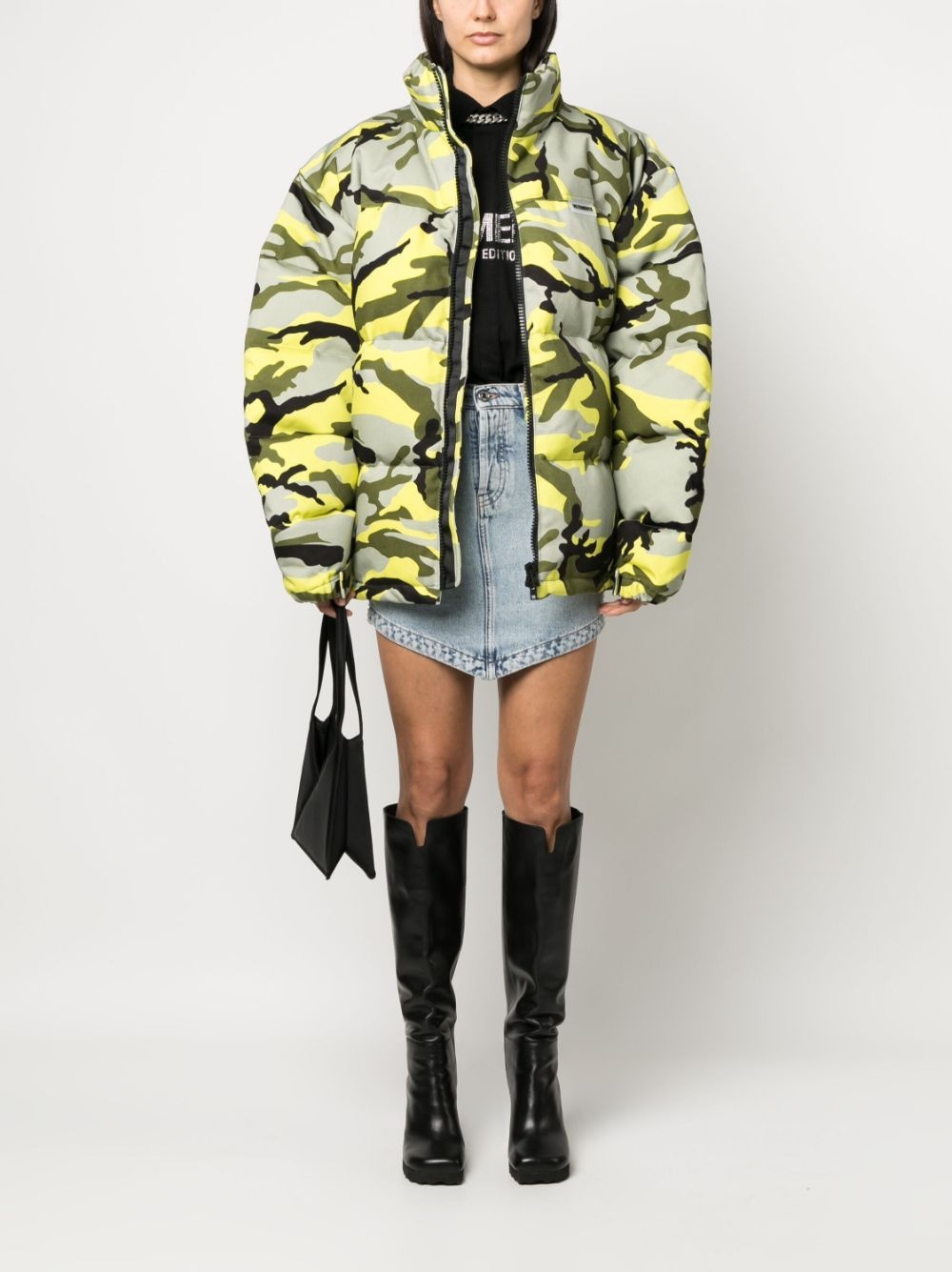 camouflage-print padded jacket - 6