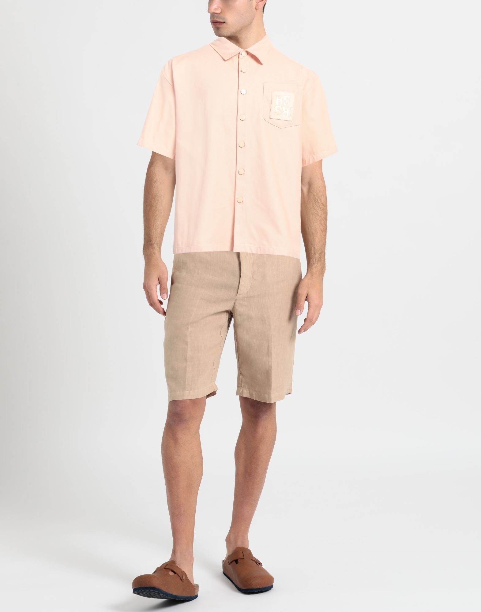 Apricot Men's Solid Color Shirt - 2