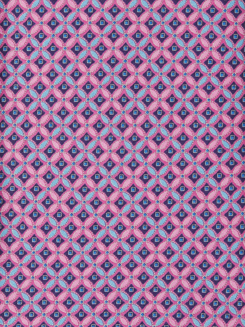 ZEGNA PINK PRINTED SILK TIE outlook