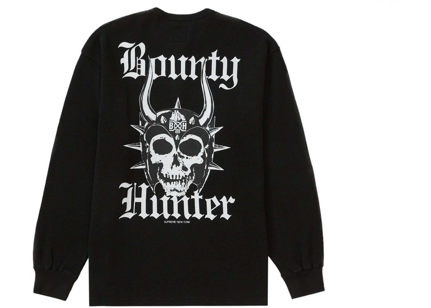 Supreme Bounty Hunter Thermal Henley L/S Top Black - 2