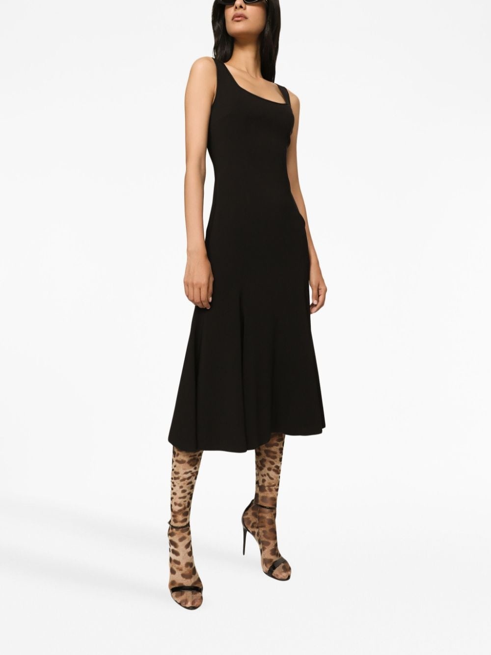 A-line sleeveless dress - 2