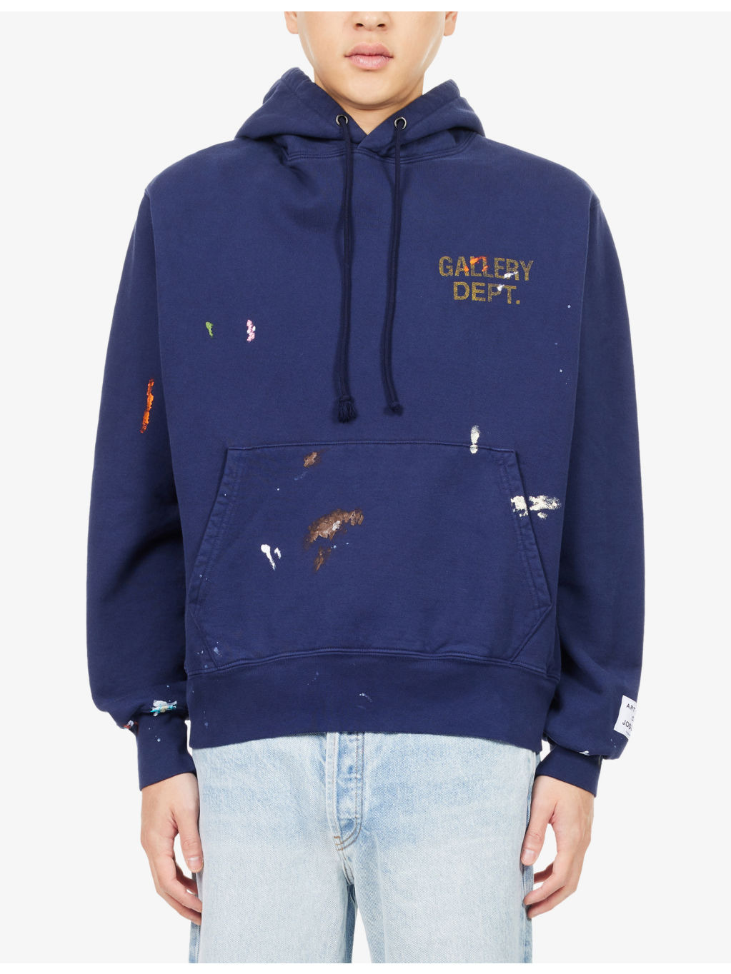 Paint Logo Relaxed-Fit Cotton-Jersey Hoodie - 3
