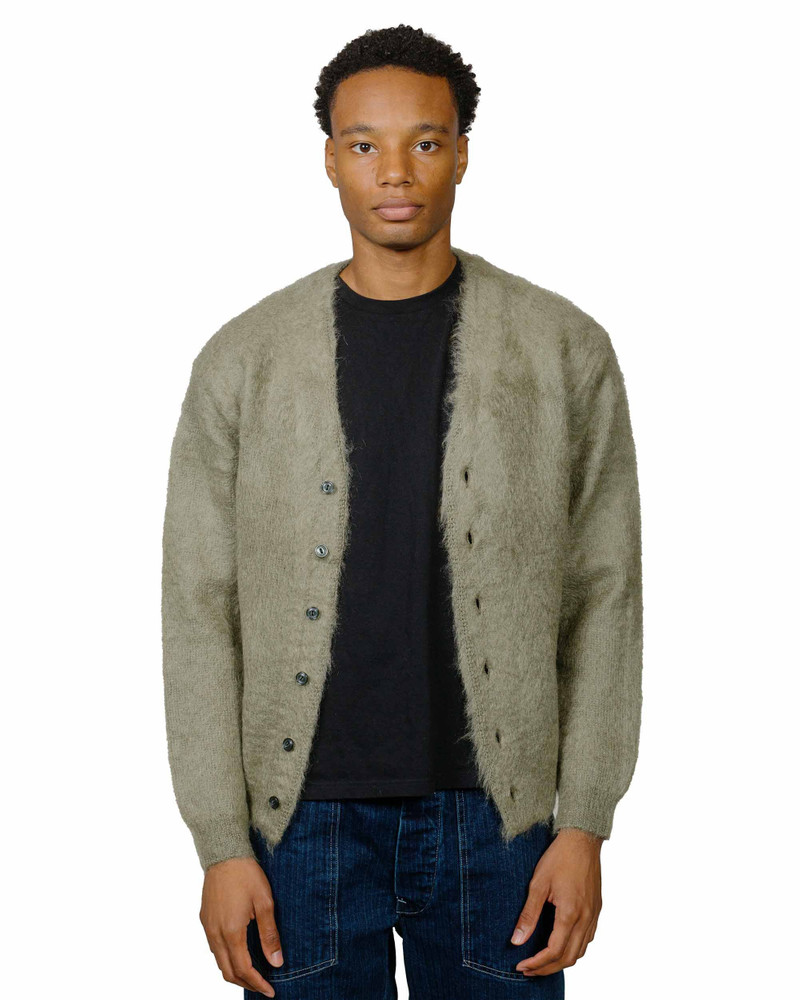 The Real McCoys MC19103 JM Mohair Cardigan Mint outlook