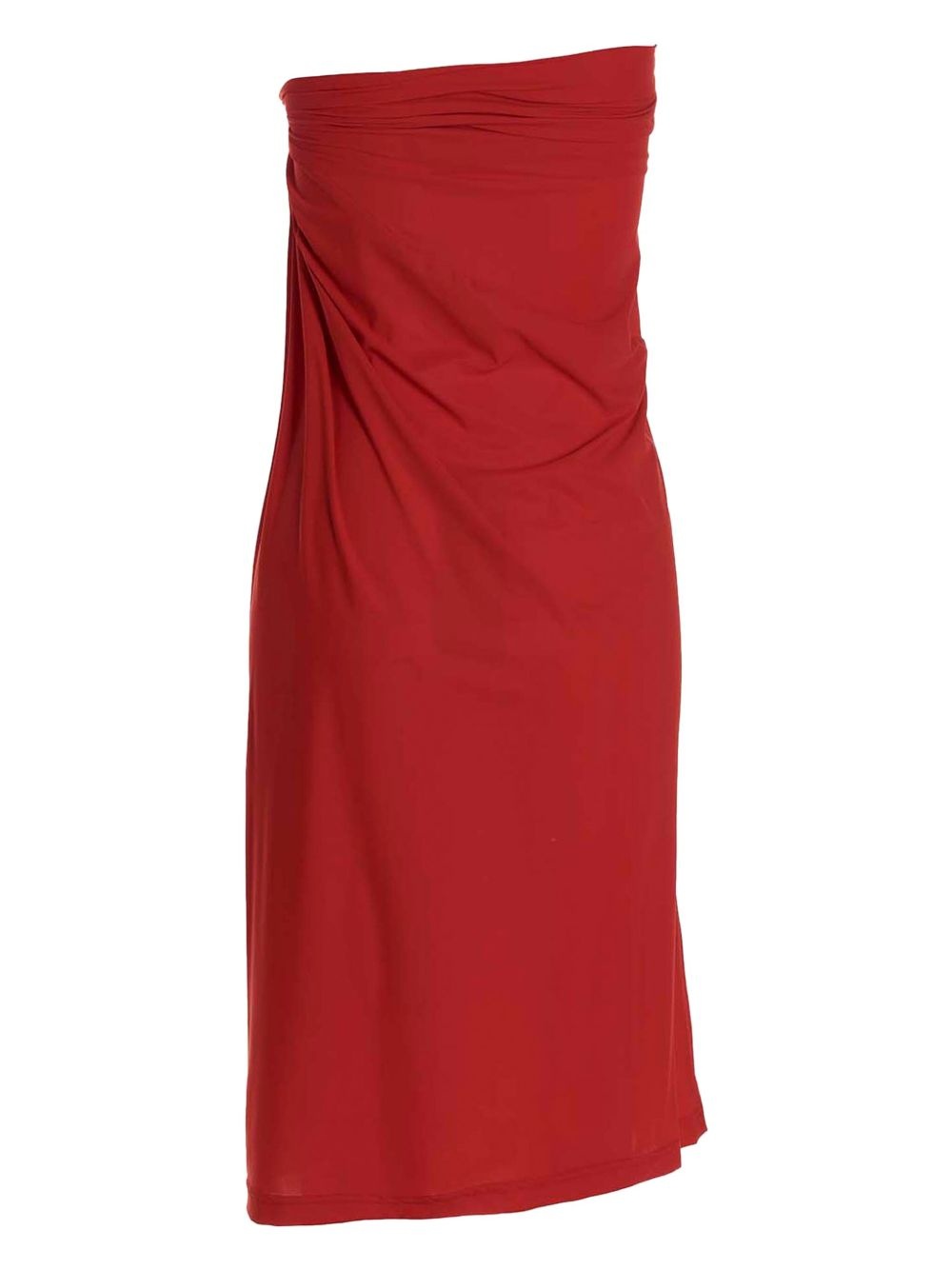 draped midi skirt - 2