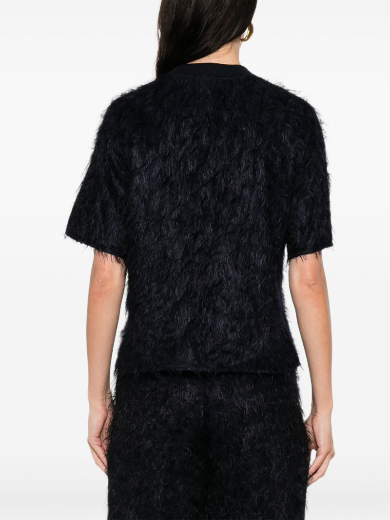 fringed short-sleeve T-shirt 4