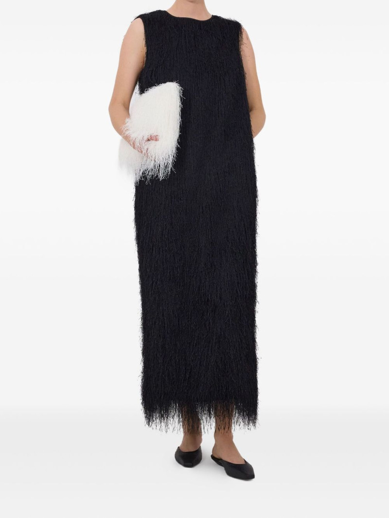 Loulou de Saison Tiwa fringed midi dress outlook