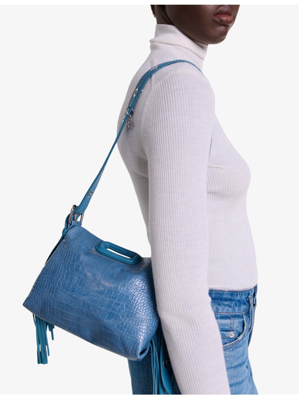 Roll-neck slim-fit wool and silk-blend jumper - 3