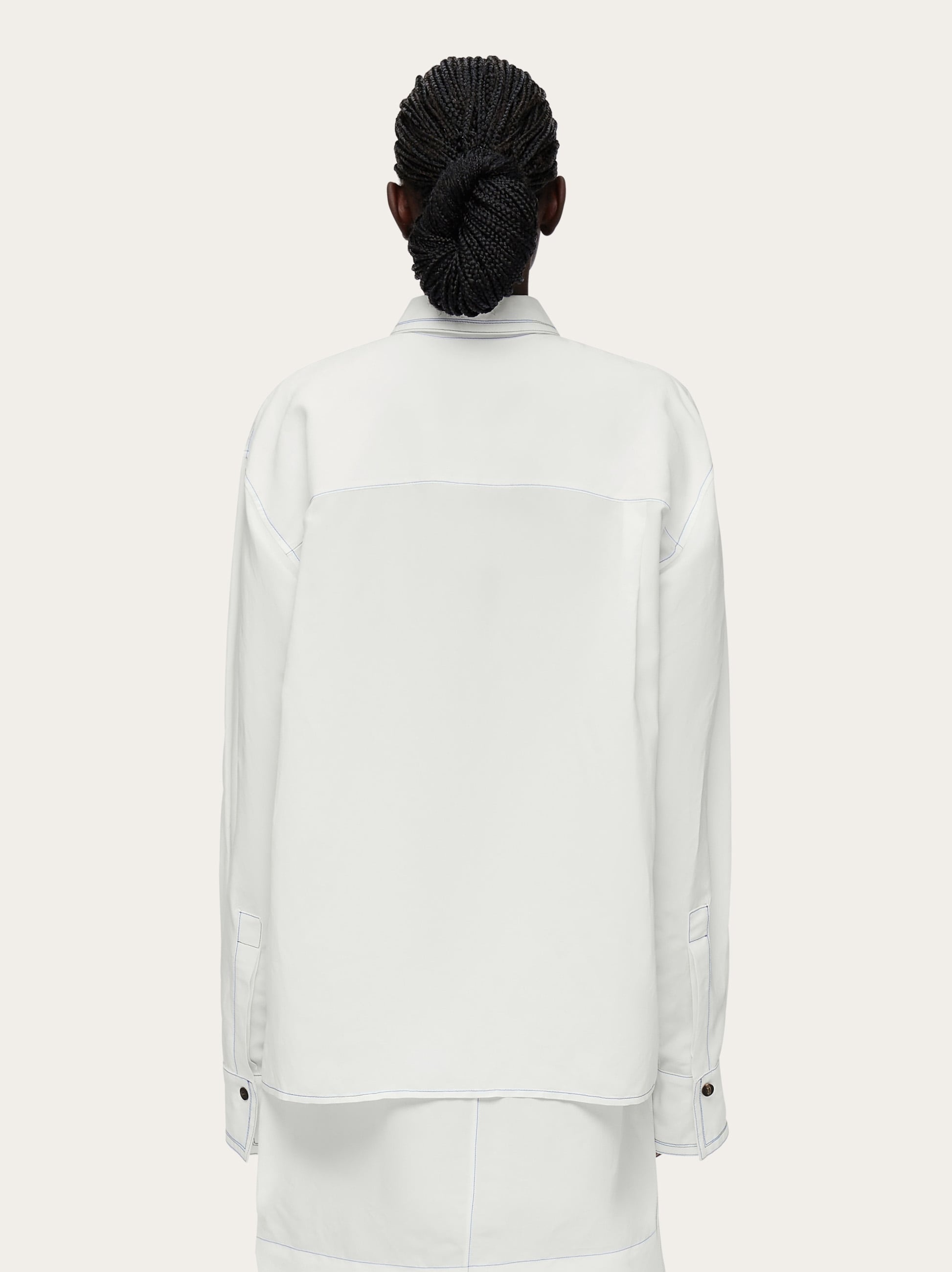 Shirt with contrasting seams - 3