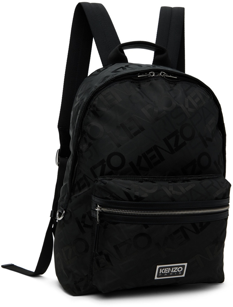 KENZO Black Kenzo Paris 'KENZOGRAM' Backpack outlook