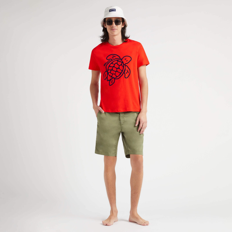 Men Tencel Gabardine Bermuda Shorts 5