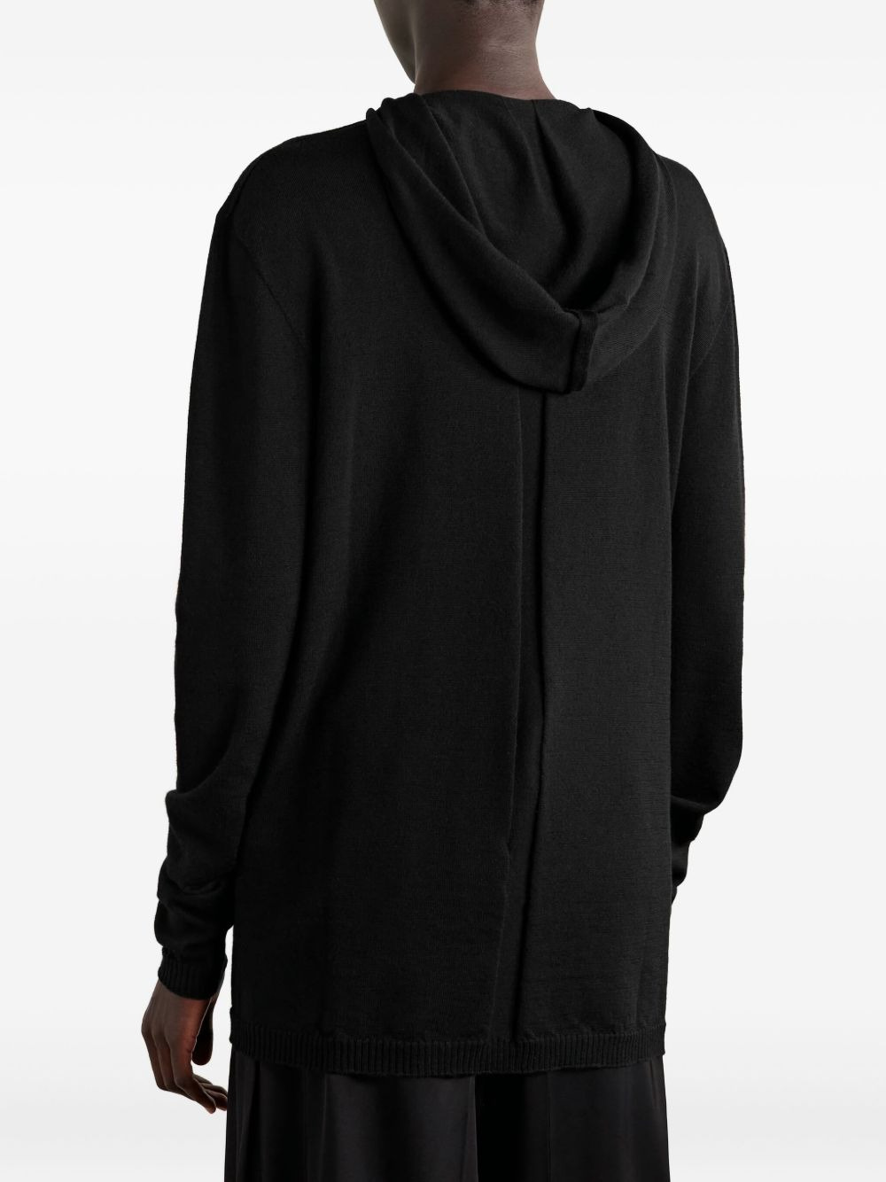 hooded wool sweater - 3
