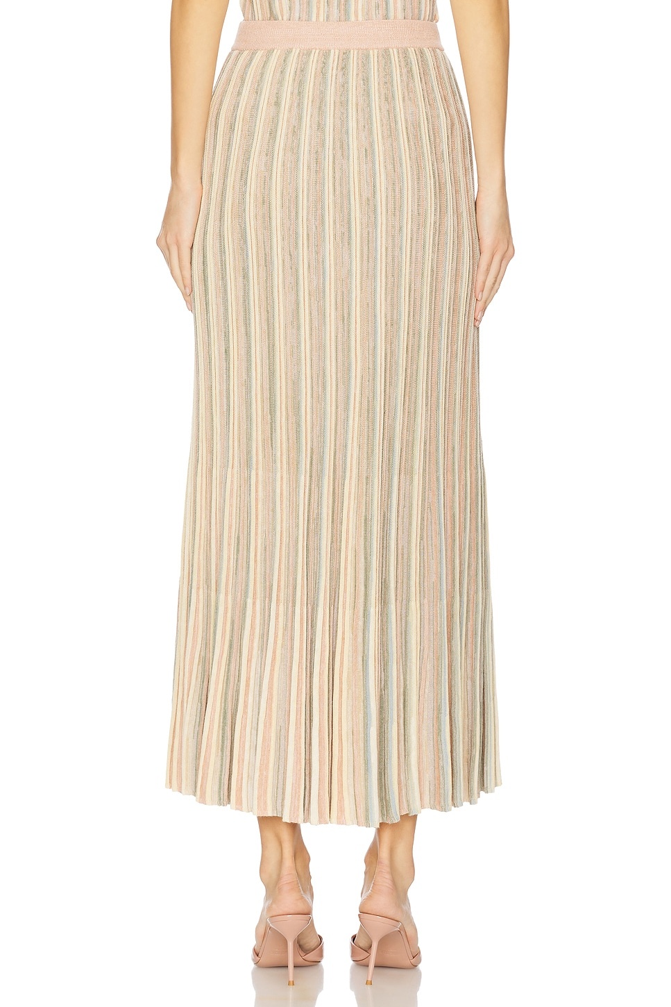 Illuminate Mouline Maxi Skirt - 4