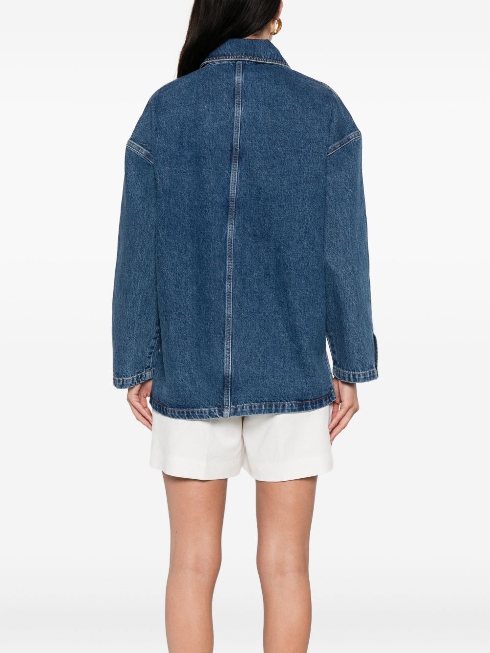 buttoned denim jacket - 4