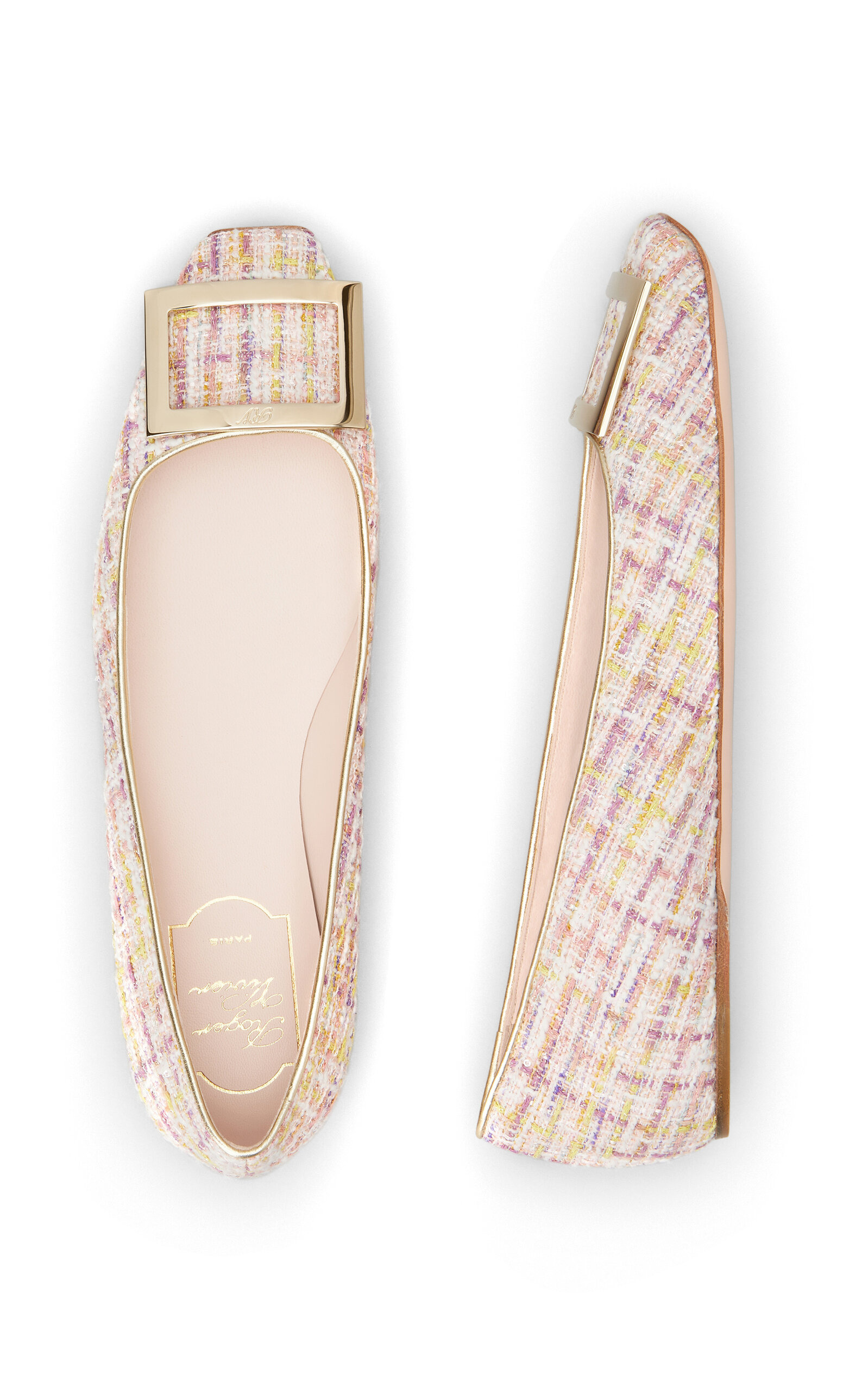 Gommettine Tweed Piping Flats pink - 7