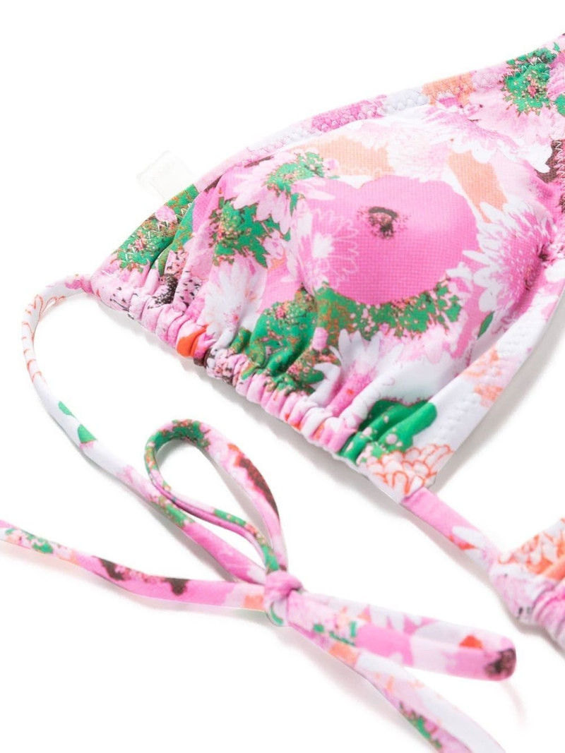floral-print string bikini top 3