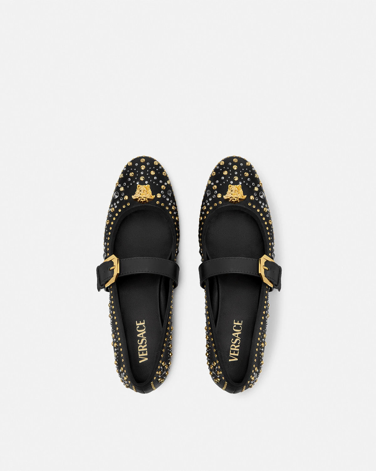 Studded La Medusa Ballerinas - 3
