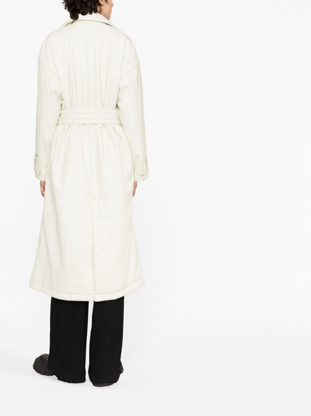 Emily double-breasted belted trench coat - 3