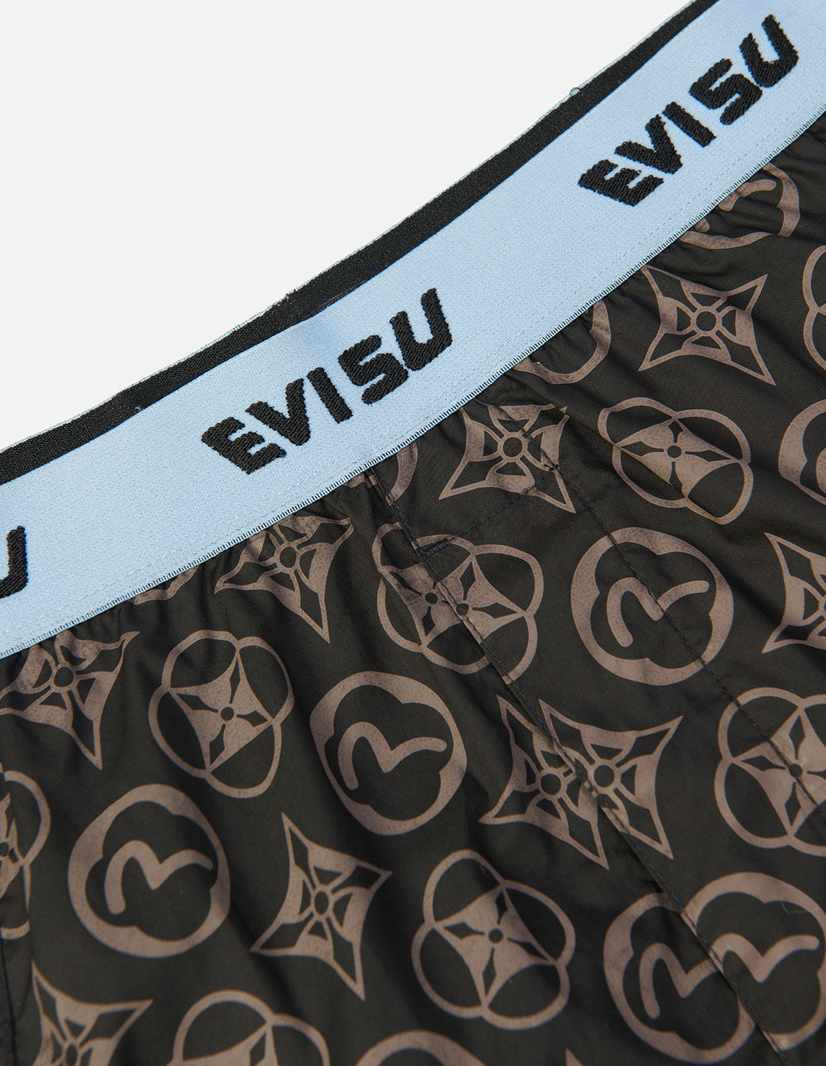 ALLOVER KAMON AND SEAGULL PRINT BOXER SHORTS - 4