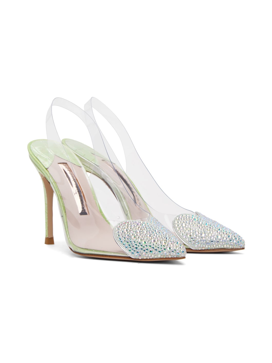 Green Amora Slingback Heel - 4