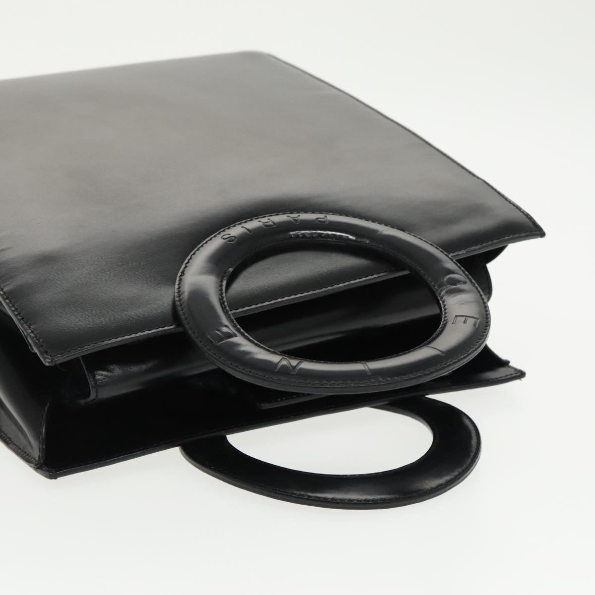 CELINE Hand Bag Leather Black - 6