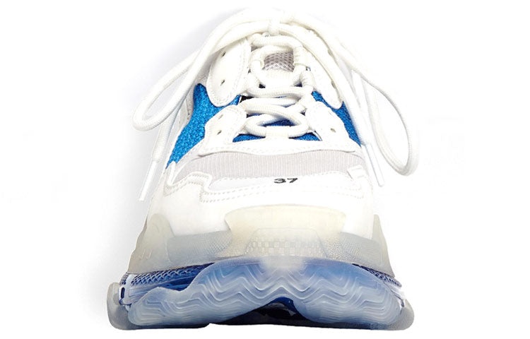 (WMNS) Balenciaga Triple S 'Clear Sole - White Blue' 544351W09ON9169 - 3