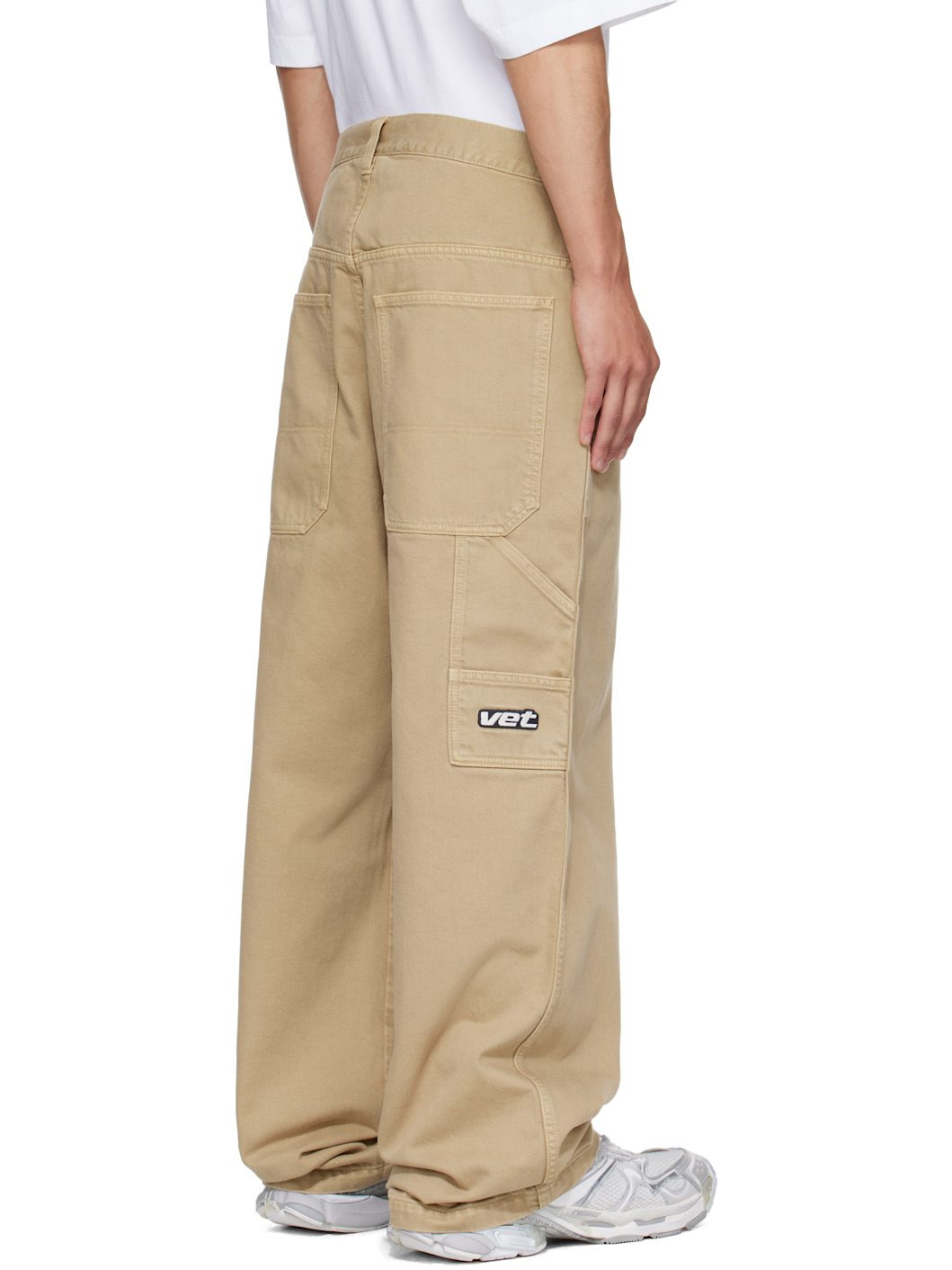 Beige Hip-Hop Jeans - 3