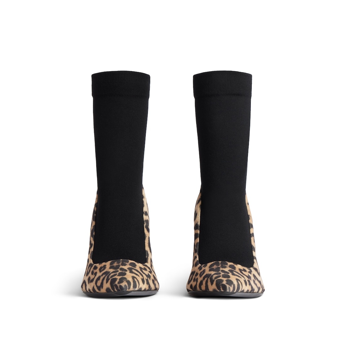 Women's Avenue Sock 110mm Pump  in Leopard/black - 3