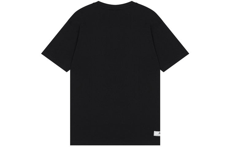 New Balance Men's New Balance Alphabet Printing Sports Round Neck Pullover Short Sleeve Black MT1358 - 2