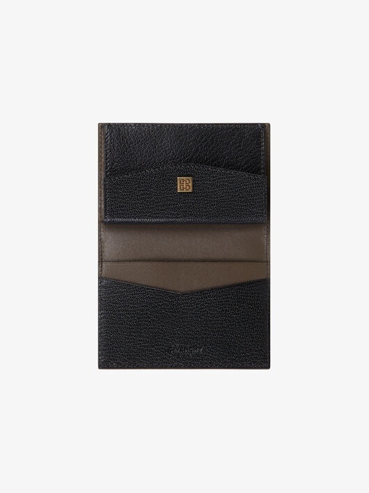 TWO-TONED GV3 WALLET IN LEATHER - 4