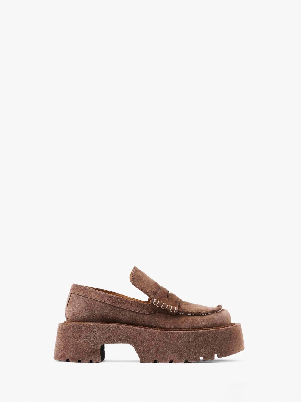 LEATHER PLATFORM MOCCASINS - 1