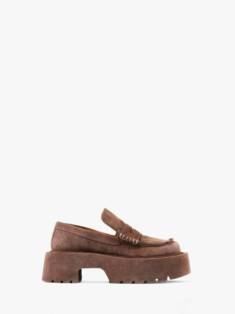 LEATHER PLATFORM MOCCASINS 1