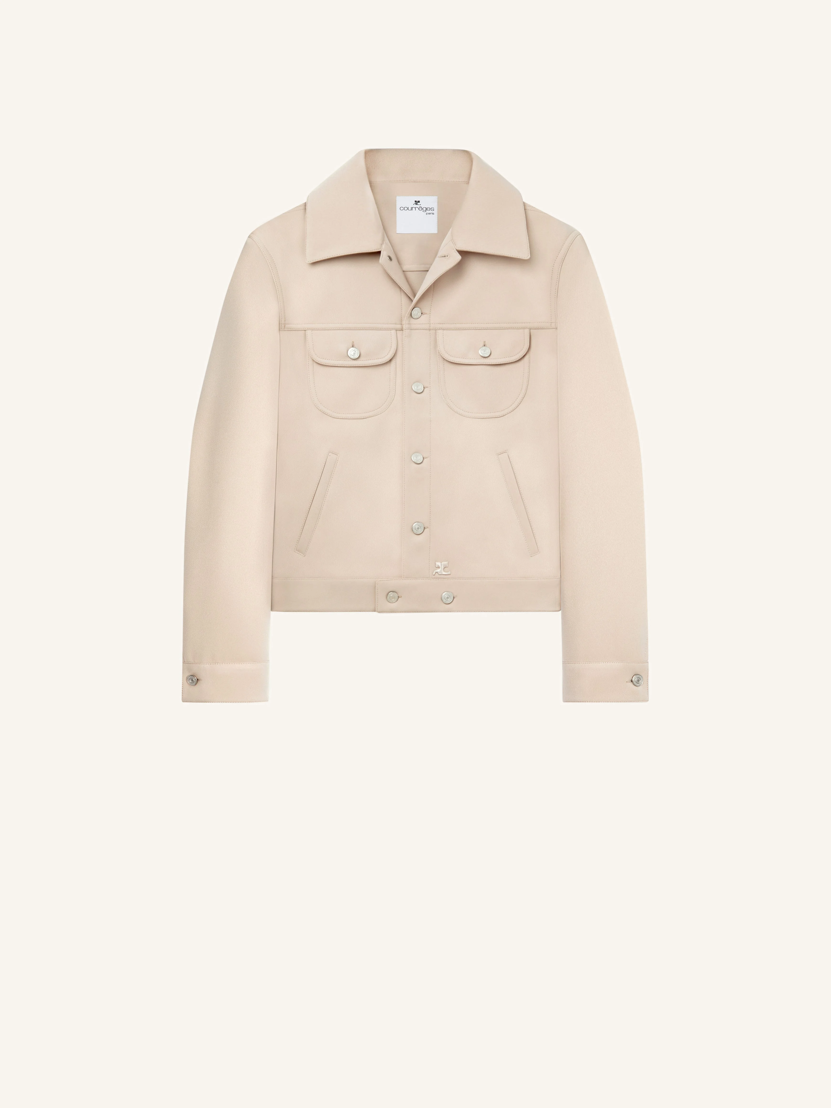 TWILL TRUCKER JACKET - 1