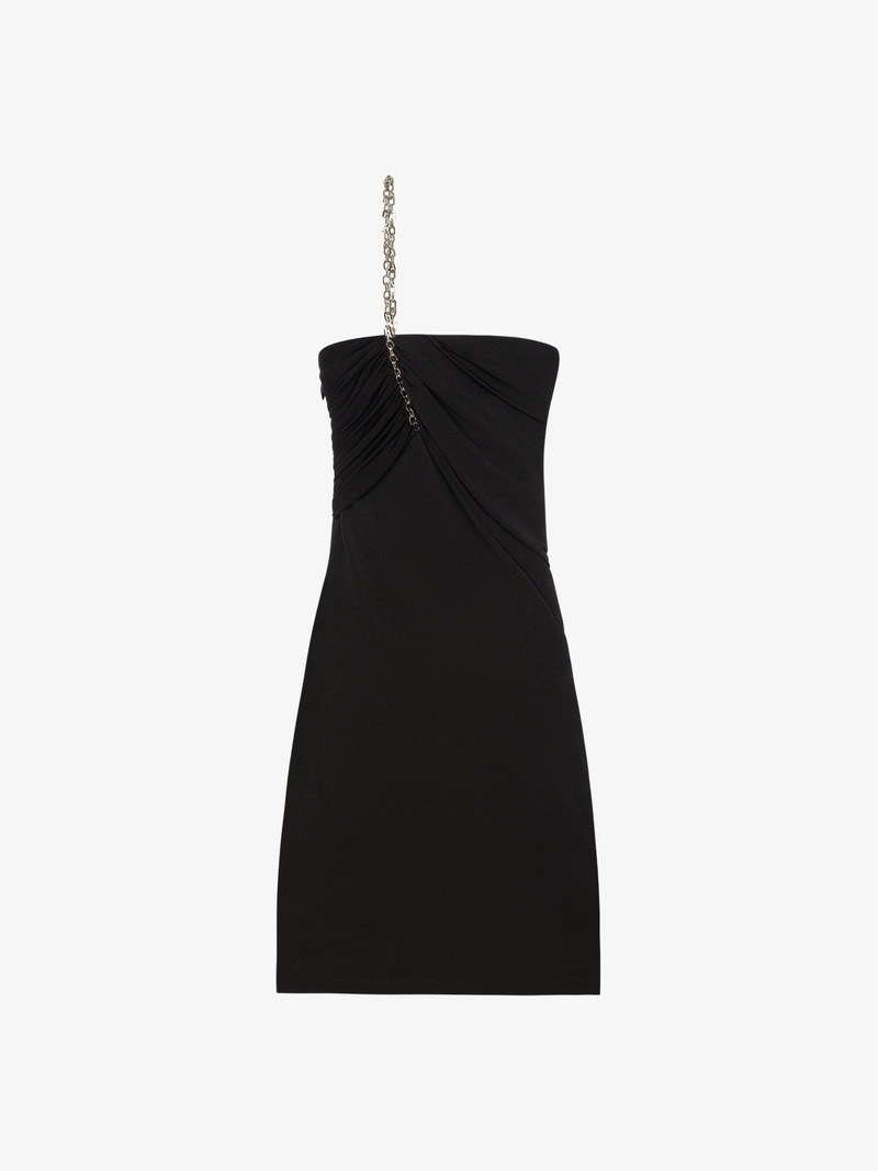 ASYMMETRICAL BUSTIER GOWN 와 G CHAIN - 1
