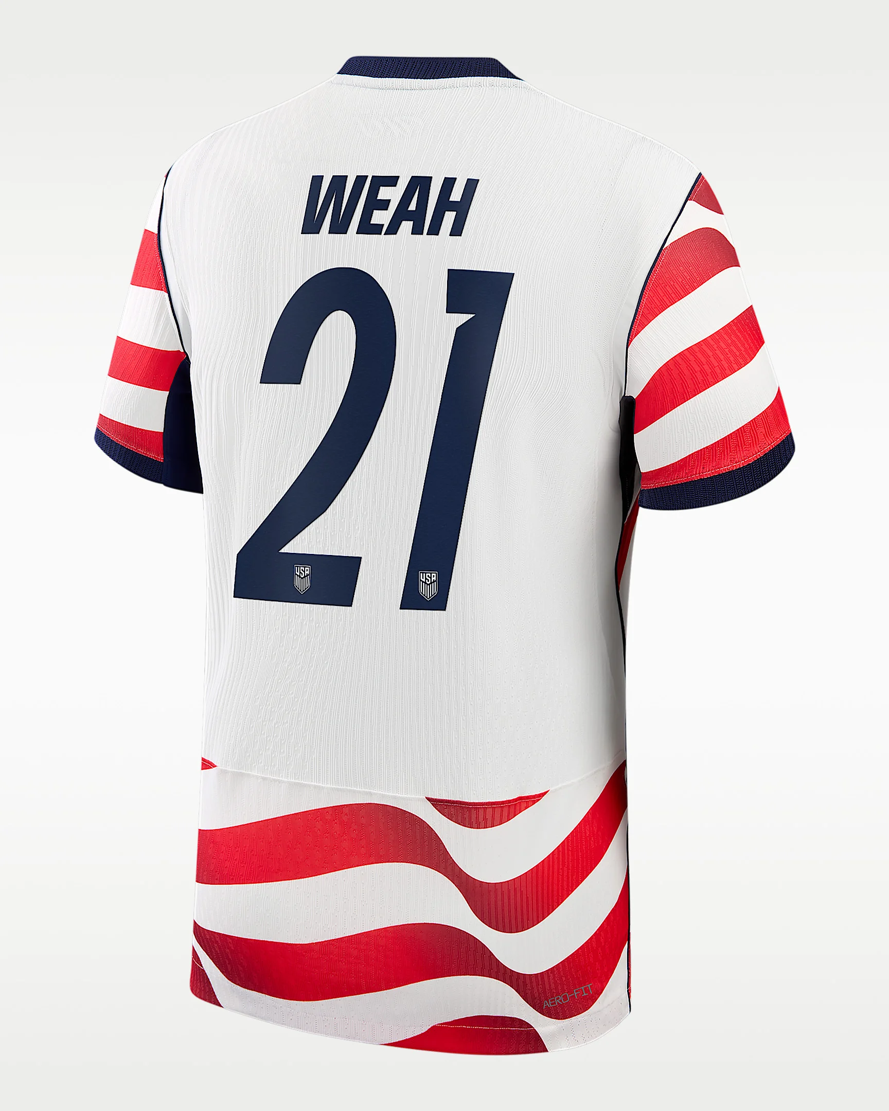 Timothy Weah USMNT 2026 Match Home Men's Nike Dri-FIT ADV Soccer Jersey - 1