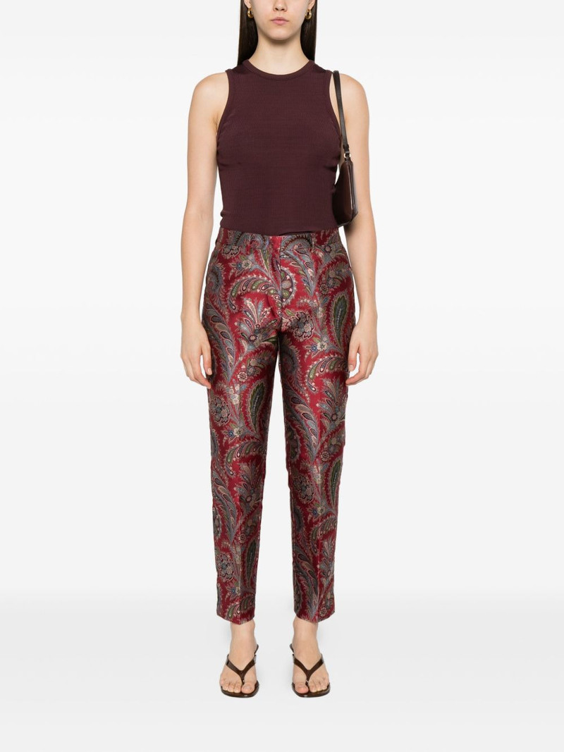 Etro paisley-pattern trousers outlook
