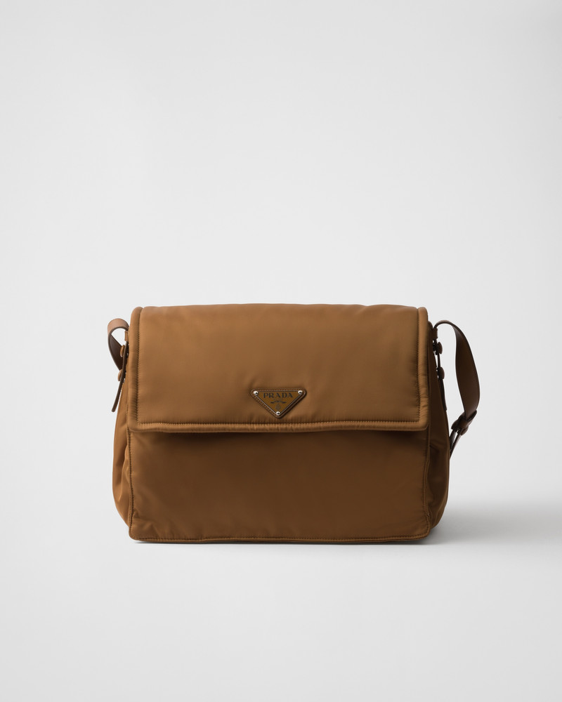 Re-Nylon large padded shoulder bag 1