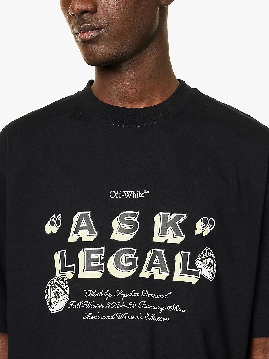 Legal Skate crew-neck relaxed-fit cotton-jersey T-shirt - 5