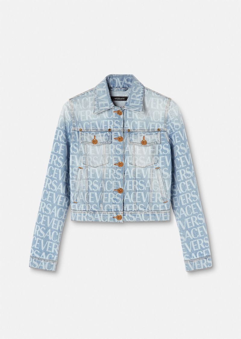 Versace Allover Denim 재킷 - 1