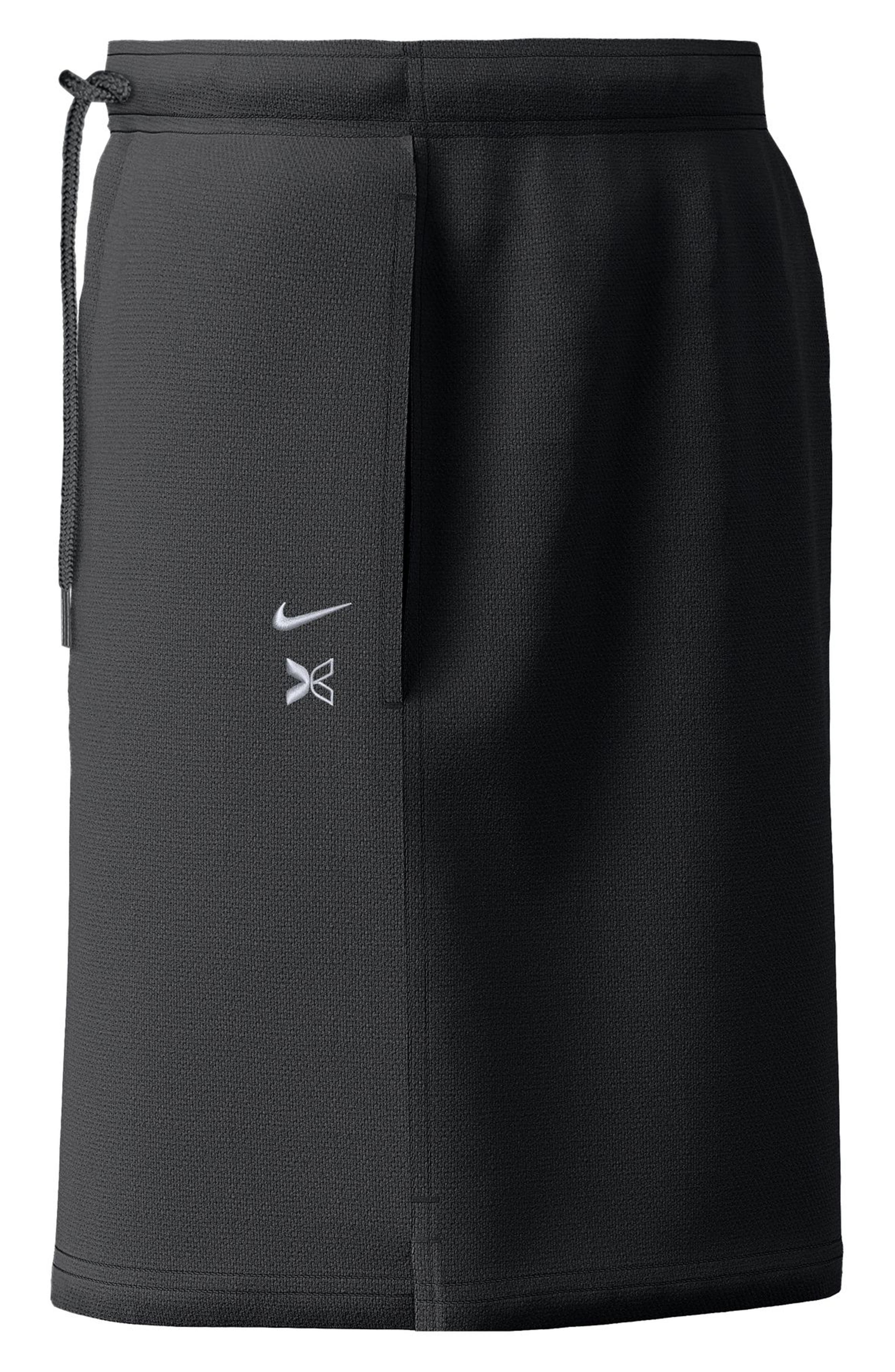 Nike x TOGETHXR Everyone Watches Women's Sports™ Club Mesh Flow Shorts in Black/White at Nordstrom - 3
