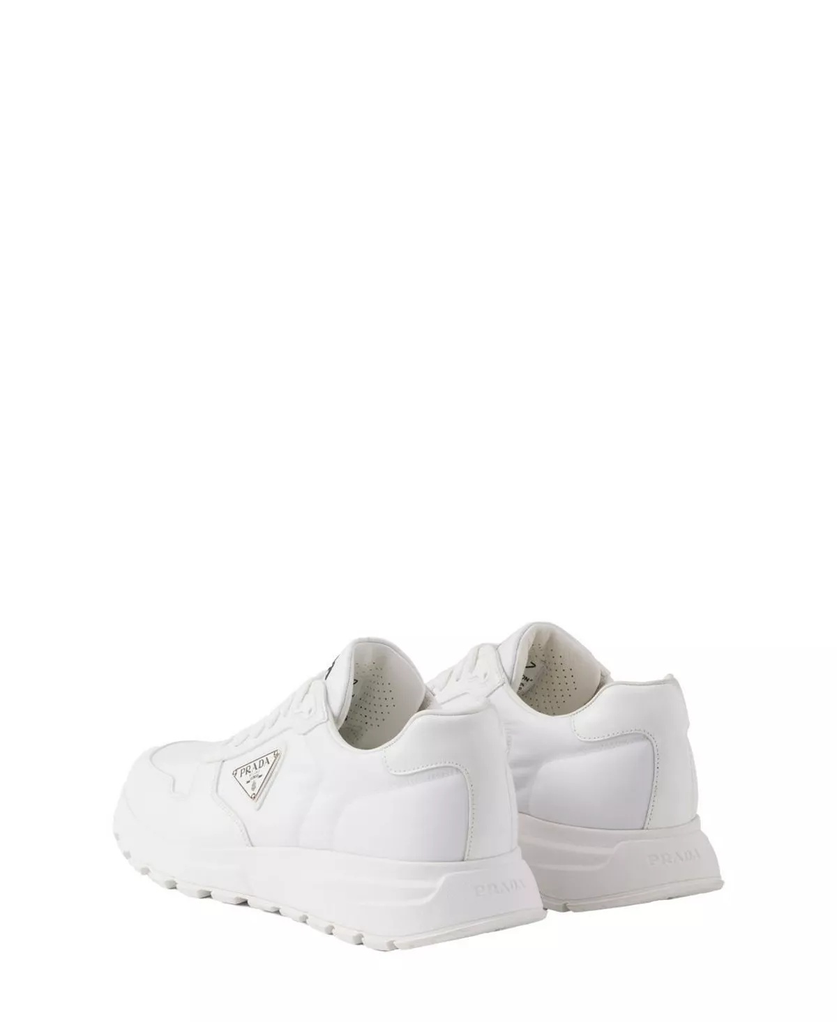 Men's Prax 01 Re-Nylon and Brushed Leather Sneakers - 3