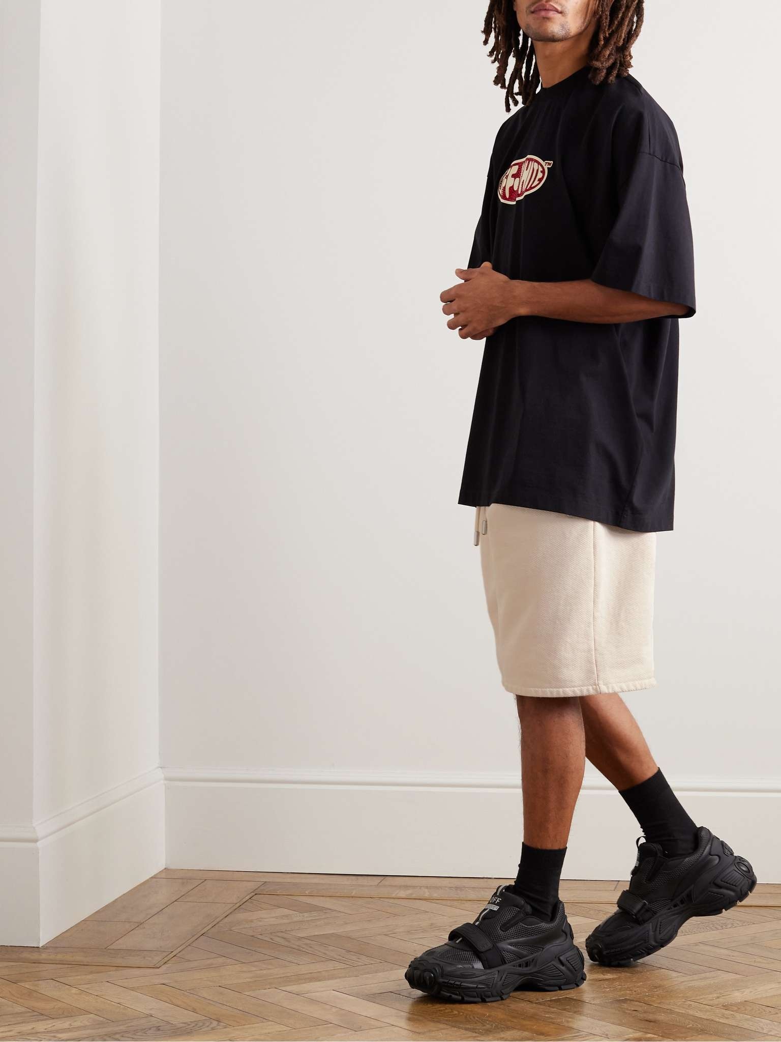 Cornely Embroidered Cotton-Jersey Shorts - 2