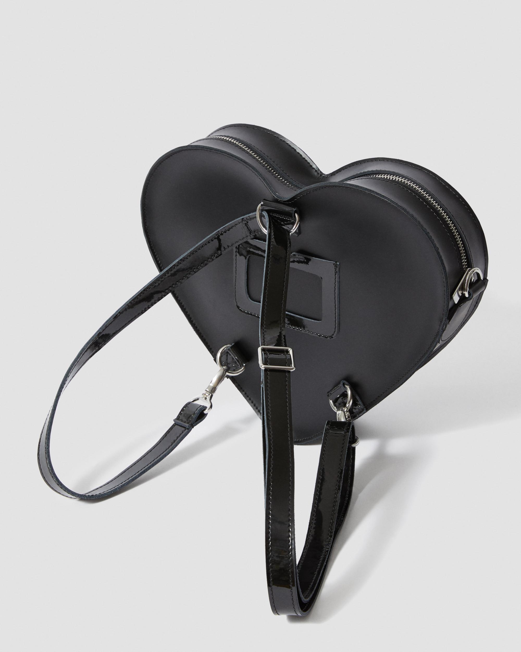 Heart Shaped Hardware Kiev Leather Bag - 11