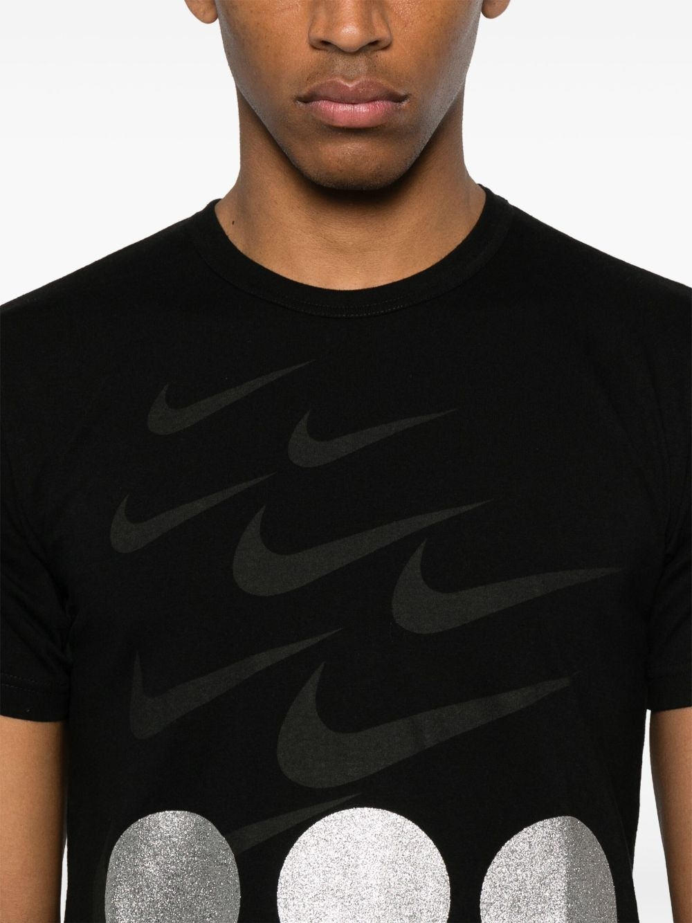 x Nike logo-print T-shirt - 5