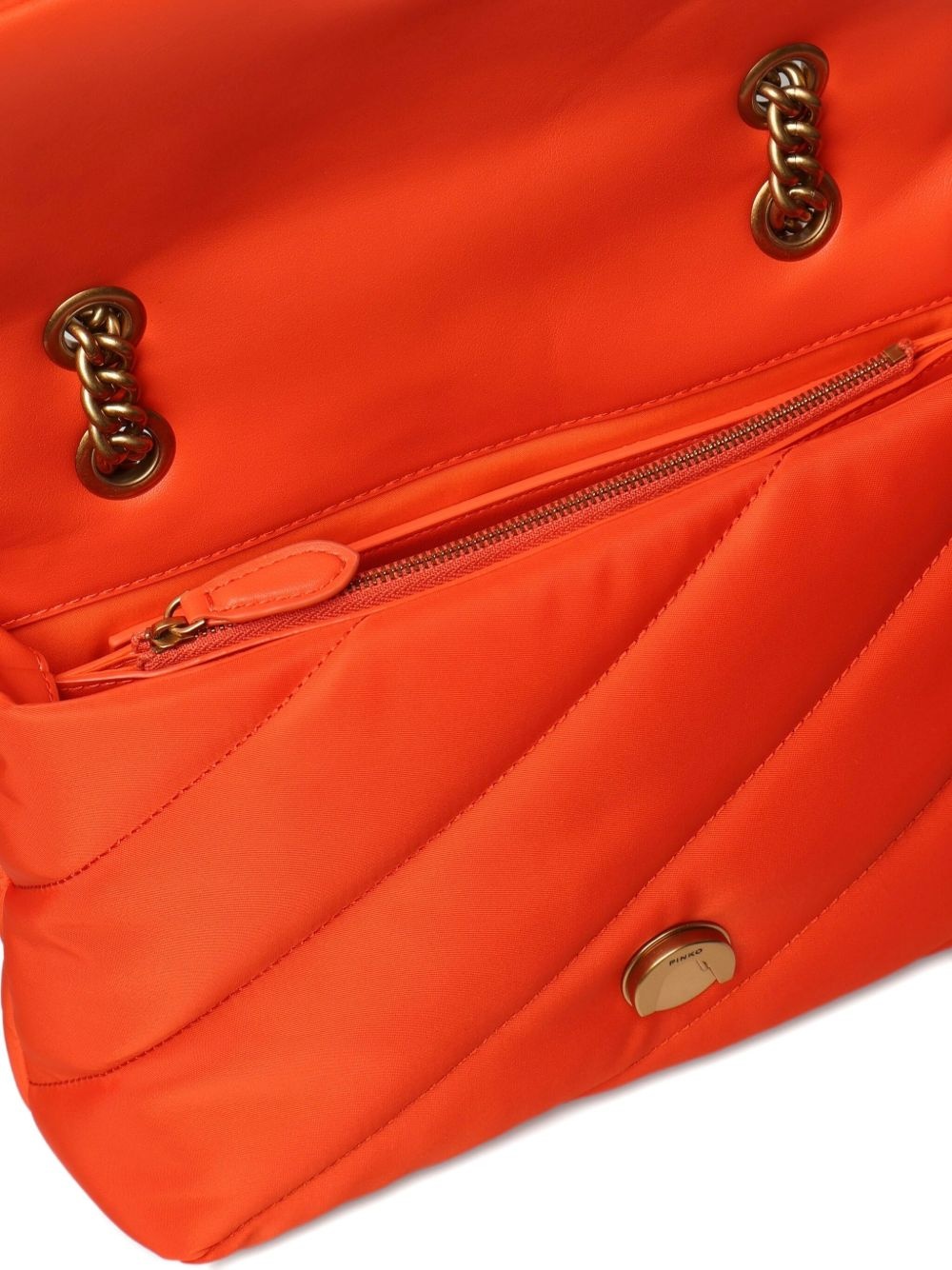 Love quilted flap cross body bag - 3