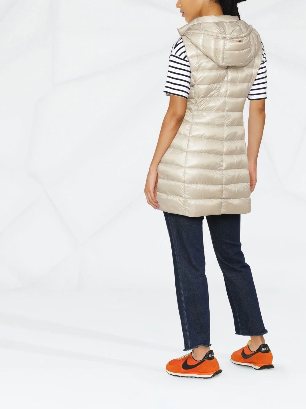 goose-down padded gilet - 3