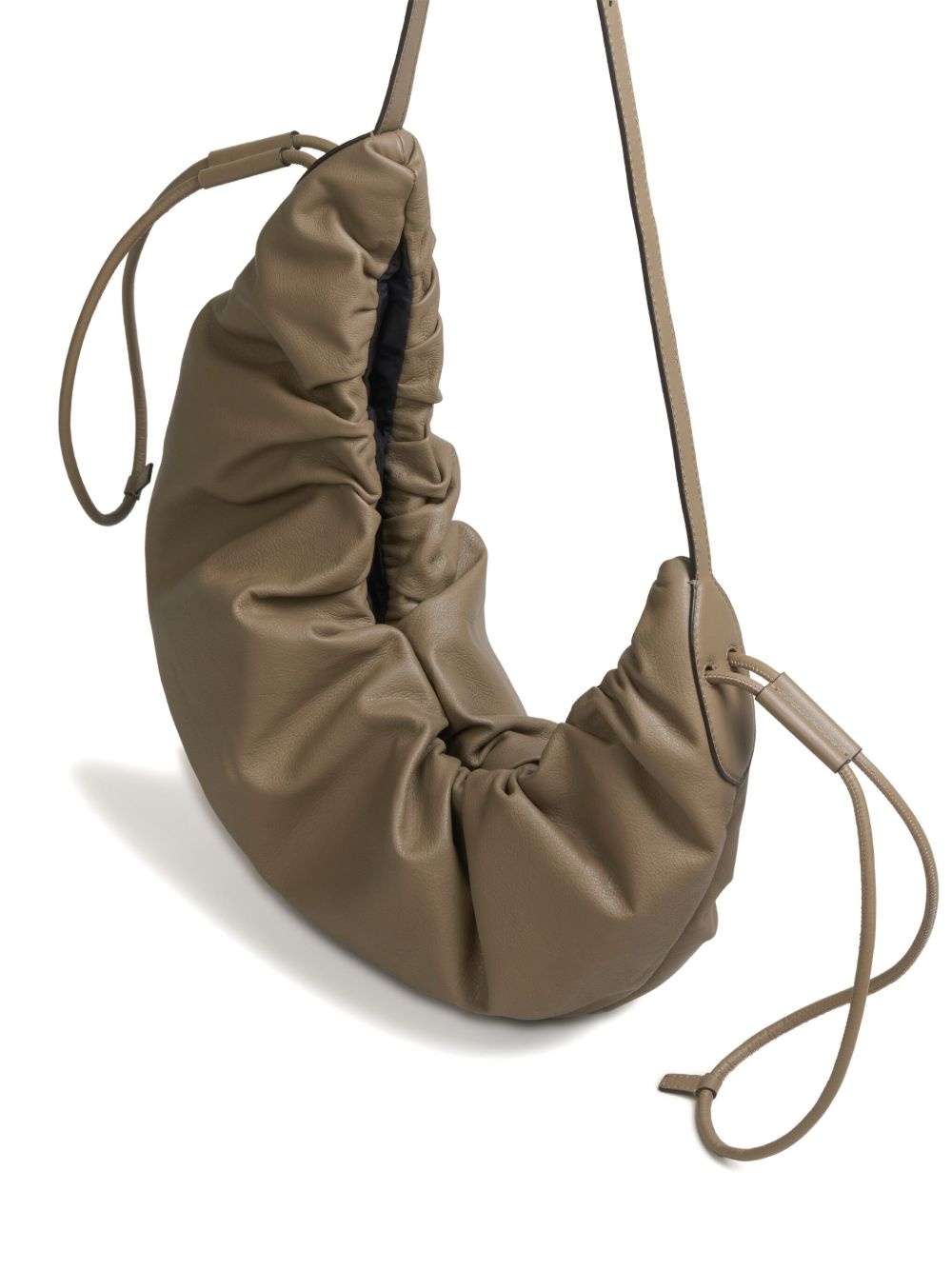 Scrunchie leather shoulder bag - 6