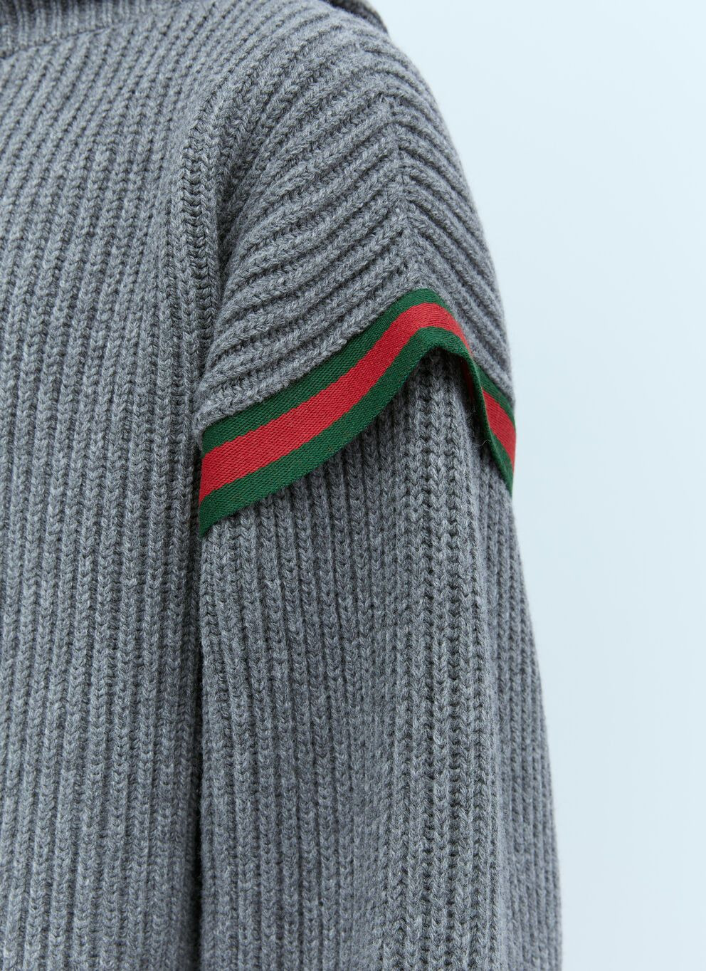 Gucci Men Wool Cashmere Hooded Sweater - 4