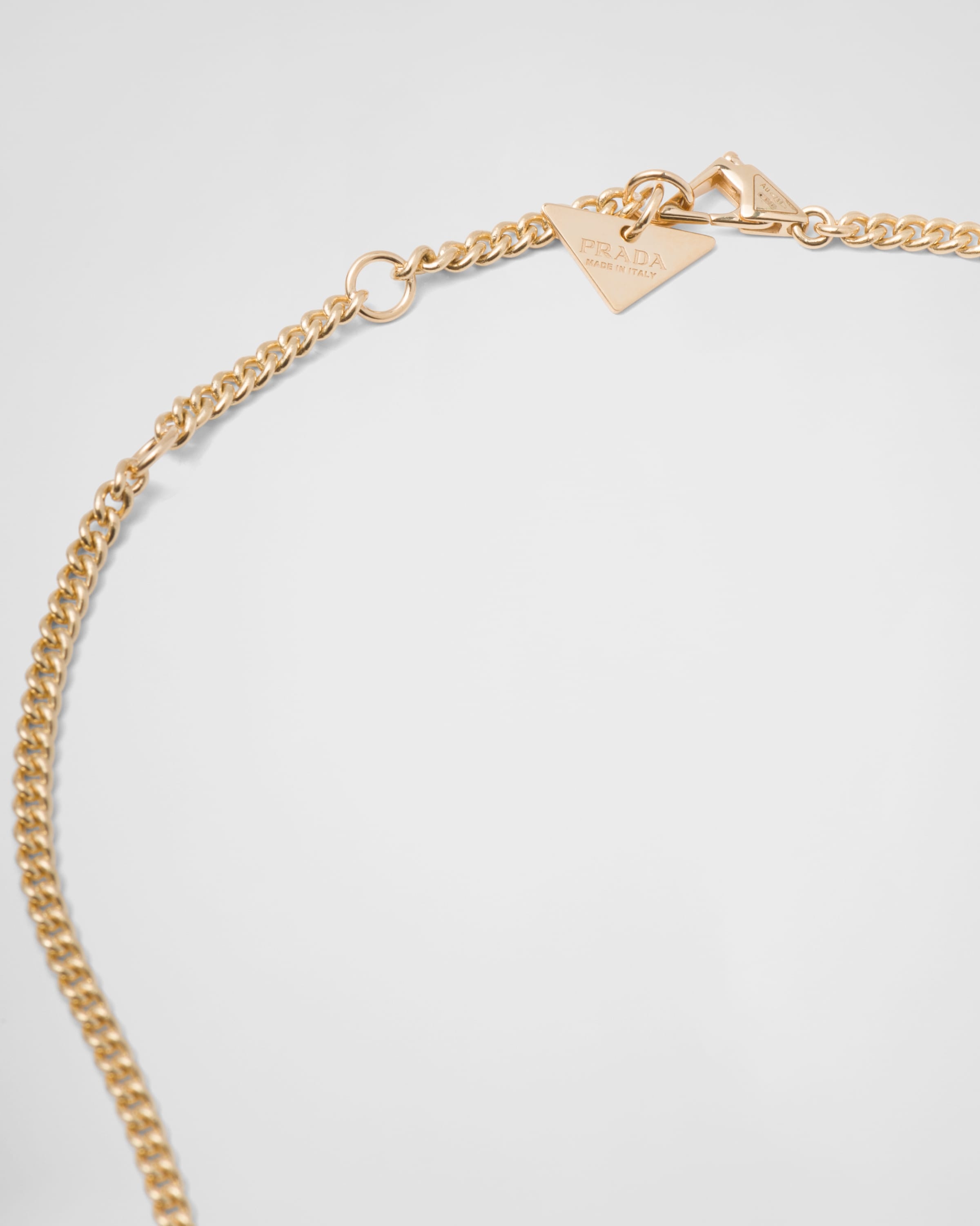 Eternal Gold pendant necklace in yellow gold with diamonds and onyx - 7