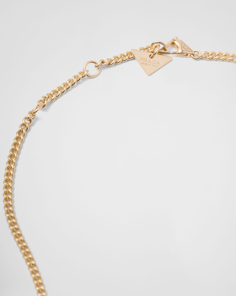 Eternal Gold pendant necklace in yellow gold with diamonds and onyx 7