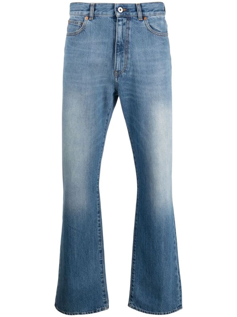 high-rise flared jeans - 1
